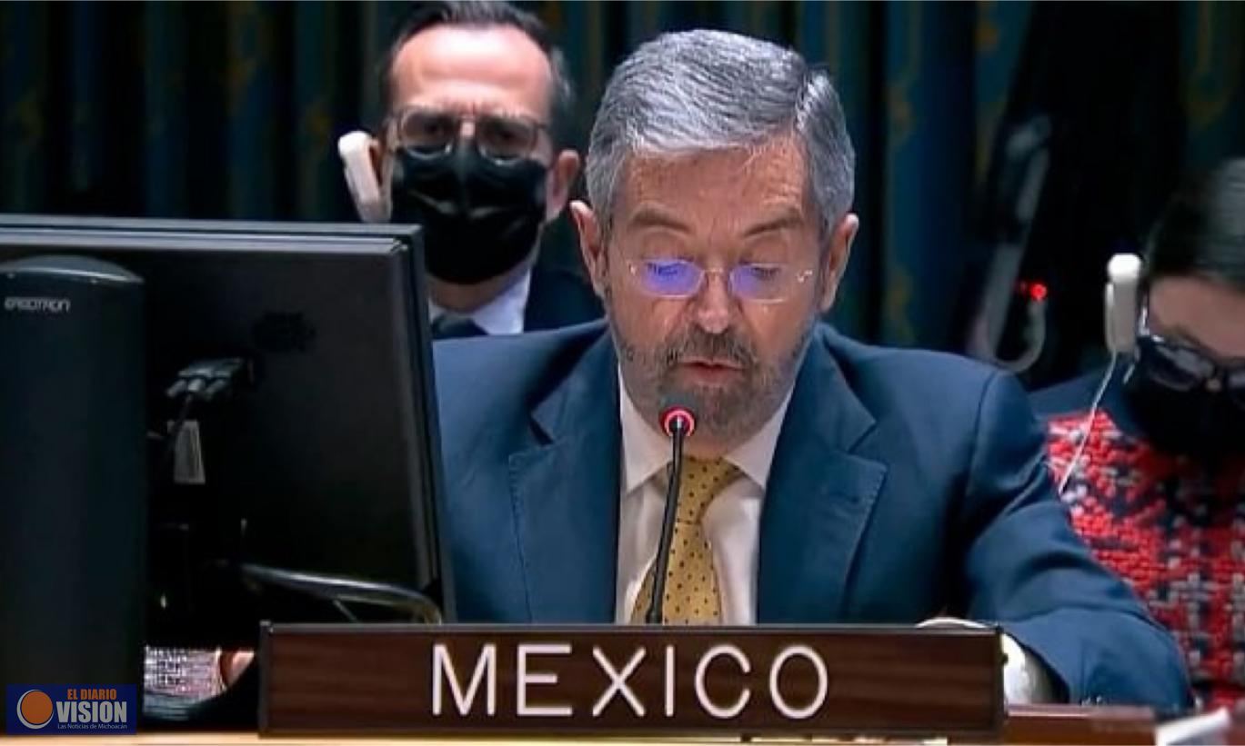 México pide ante la ONU inicie ayuda humanitaria a Ucrania