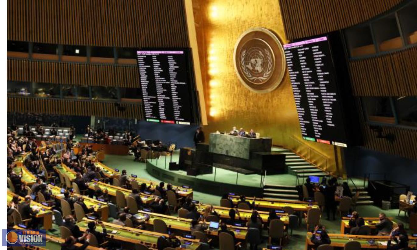 La Asamblea General de la ONU exige a Rusia detener la invasión a Ucrania