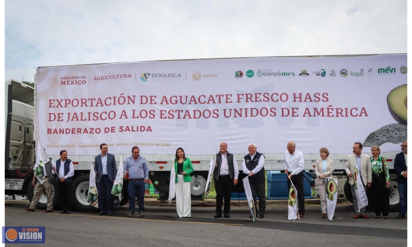Inician exportaciones de aguacate Hass de Jalisco hacia EU 