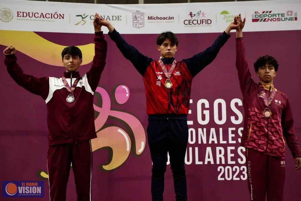 Gana Michoacán cinco medallas en los Juegos Nacionales Populares 2023