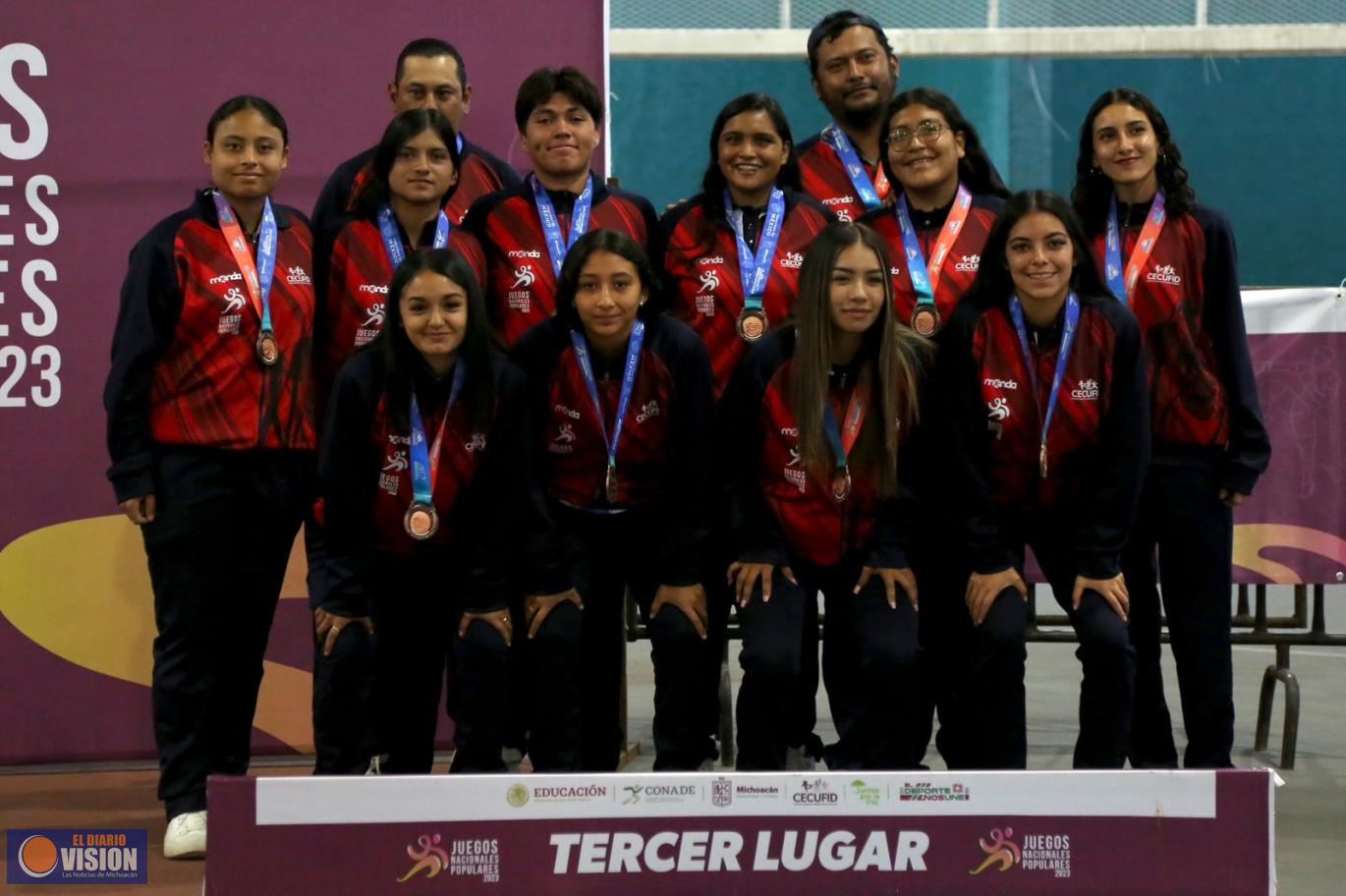 Michoacán obtiene 8 medallas en los Juegos Nacionales Populares 2023