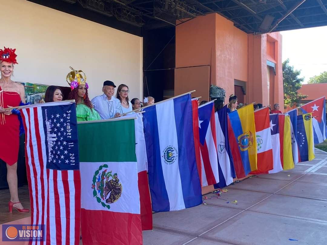 Presencia Internacional, en Apoteótico Desfile de Banderas, en Las Vegas