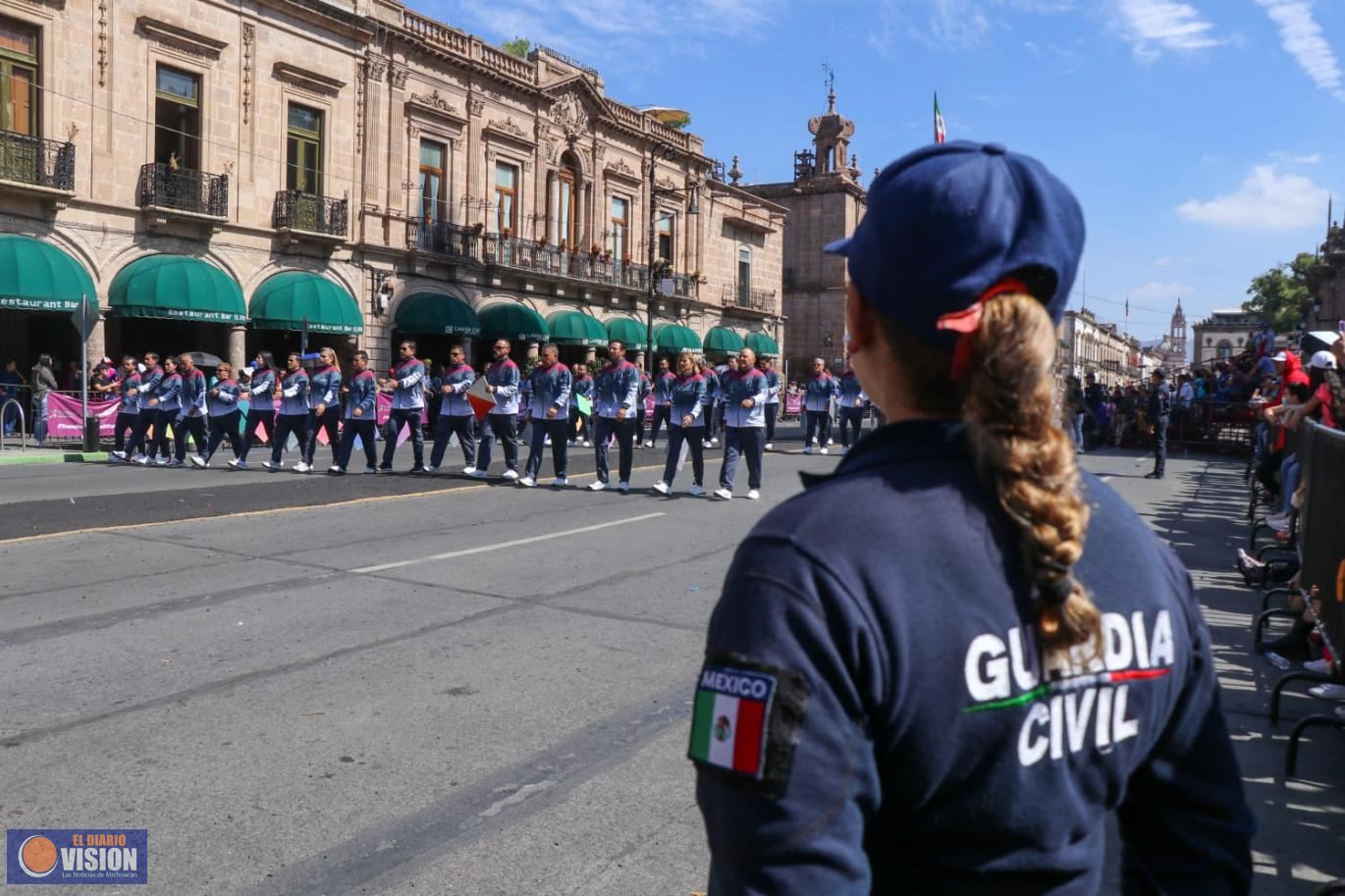 Saldo blanco en desfile por el 113 Aniversario de la Revolución Mexicana: SSP