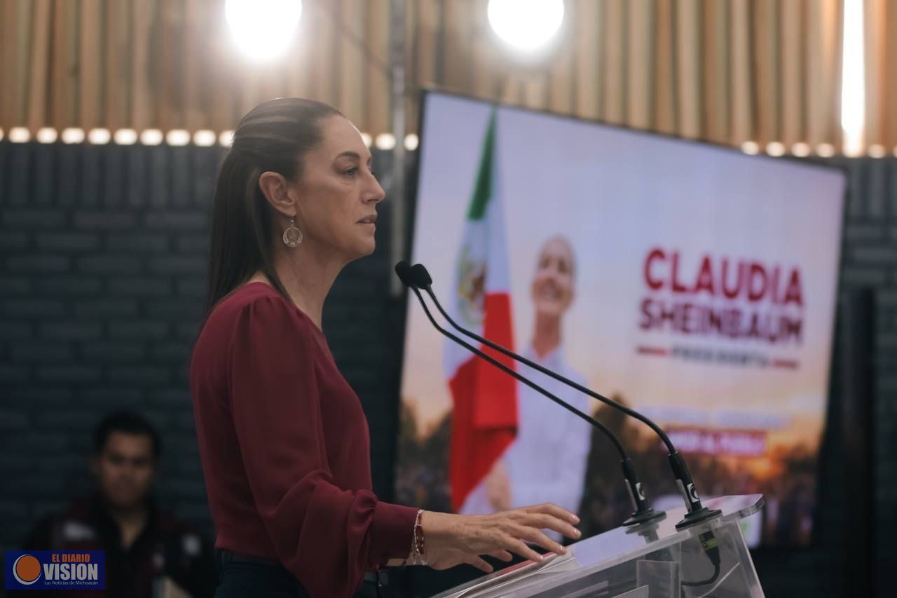 Paz para Guanajuato, ofrece Claudia Sheinbaum