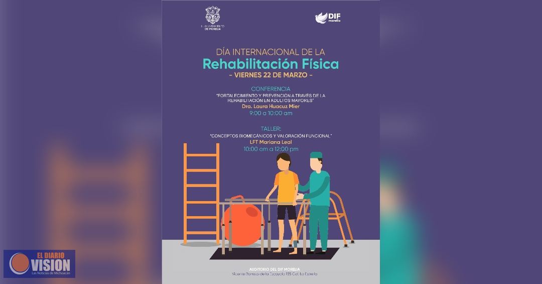 DIF Morelia brinda servicios por el Día Internacional de la Rehabilitación