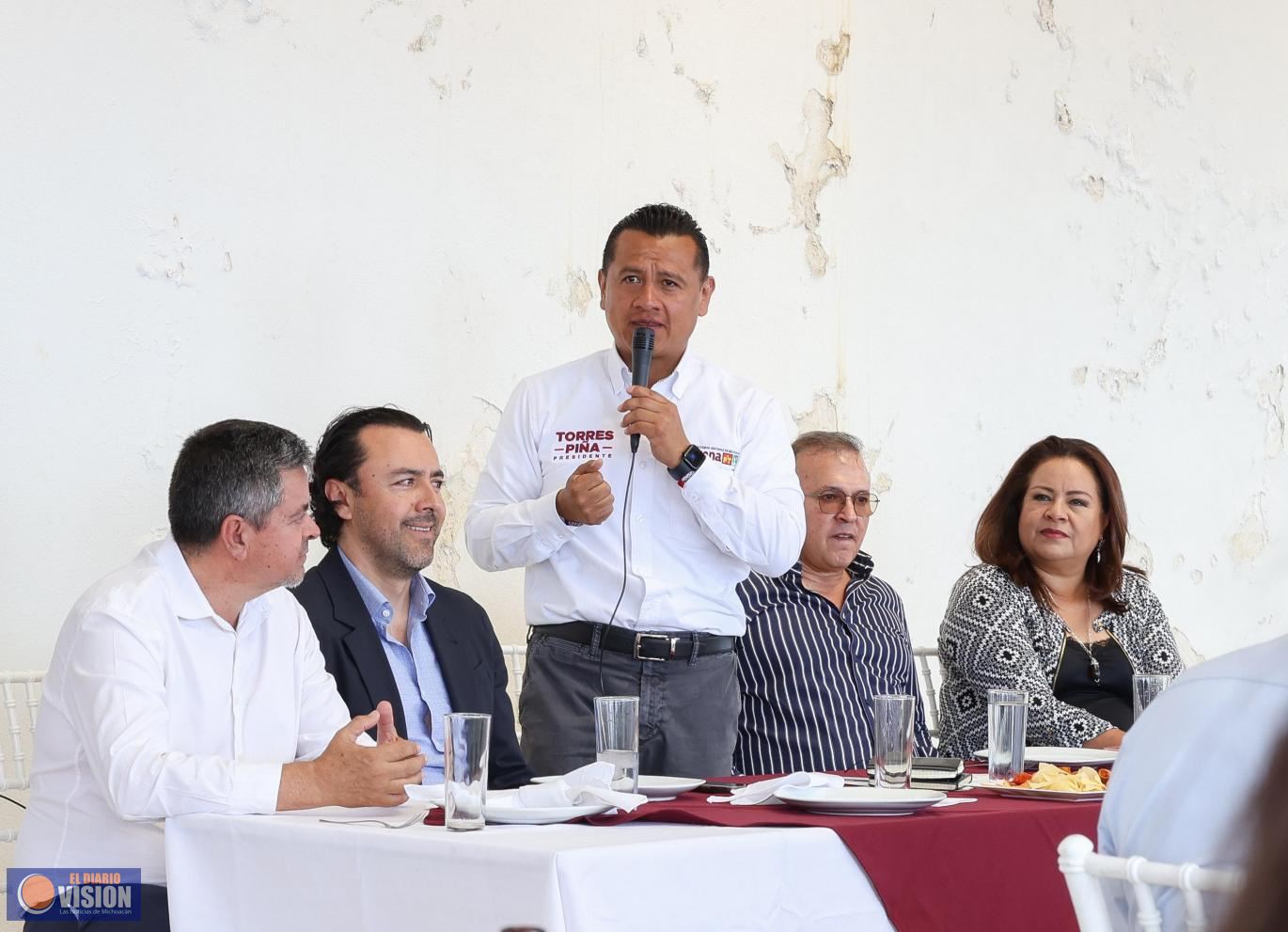 Reconocen empresarios gestiones de Torres Piña para frenar bloqueos en Morelia