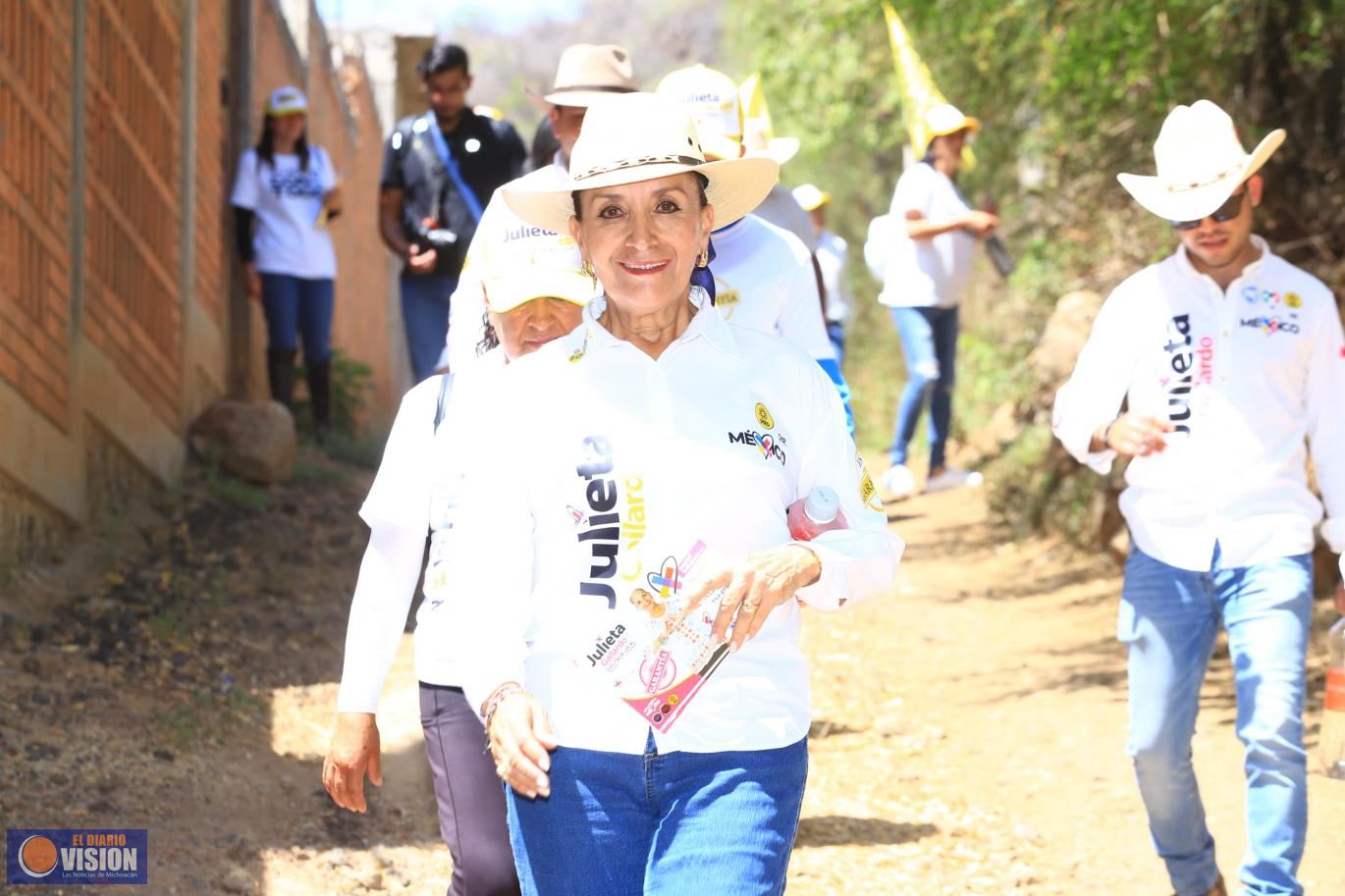 En el Distrito de Puruándiro queremos que la transparencia sea regla en Michoacán: Julieta Gallardo