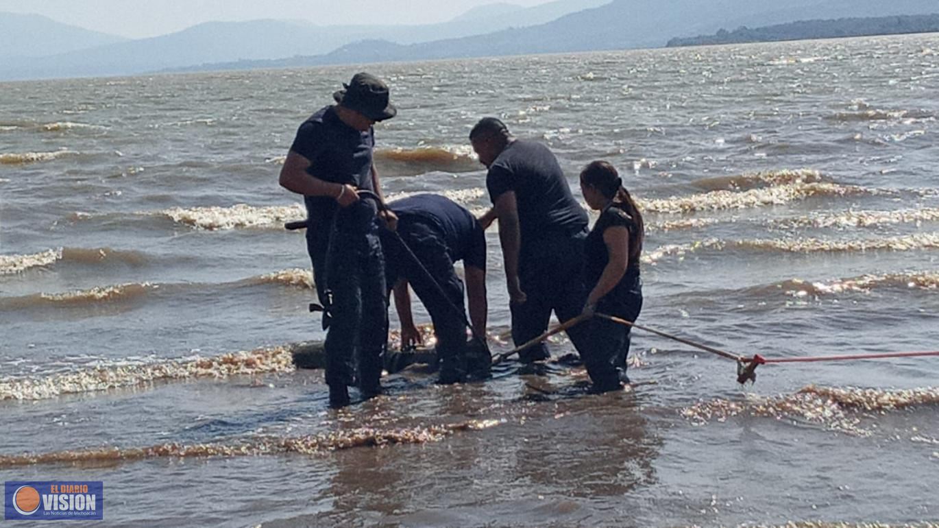 Deshabilita Guardia Civil megatoma ilegal para el huachicoleo de agua en el lago de Pátzcuaro