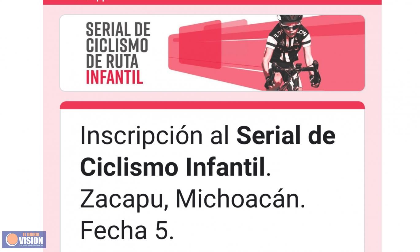Se prepara Zacapu para el 5.º serial de ciclismo infantil