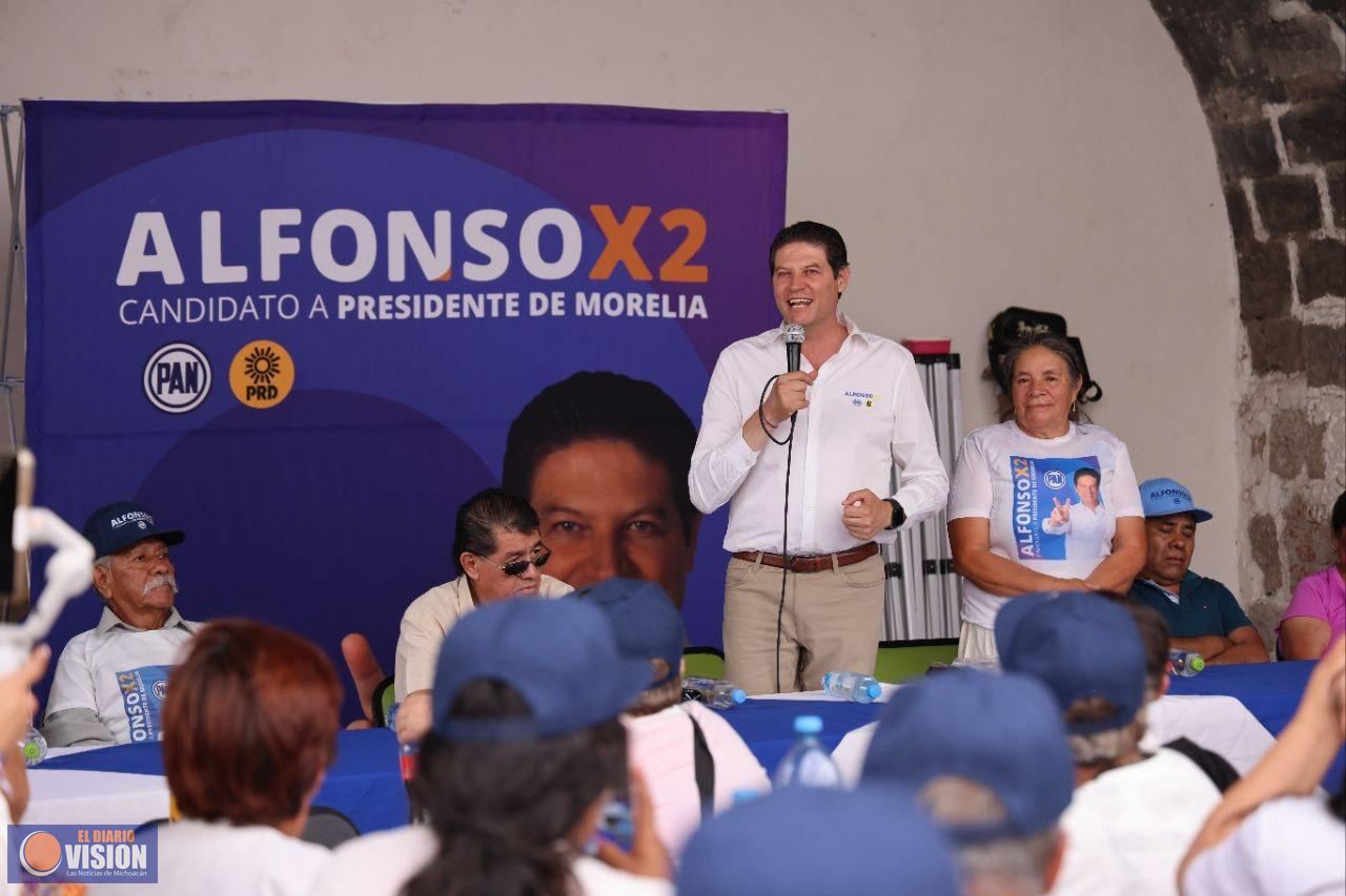 Unión 1 de Octubre garantiza su voto por Alfonso