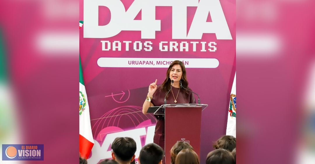 Recibe tu chip D4TA también al interior del estado: Gabriela Molina