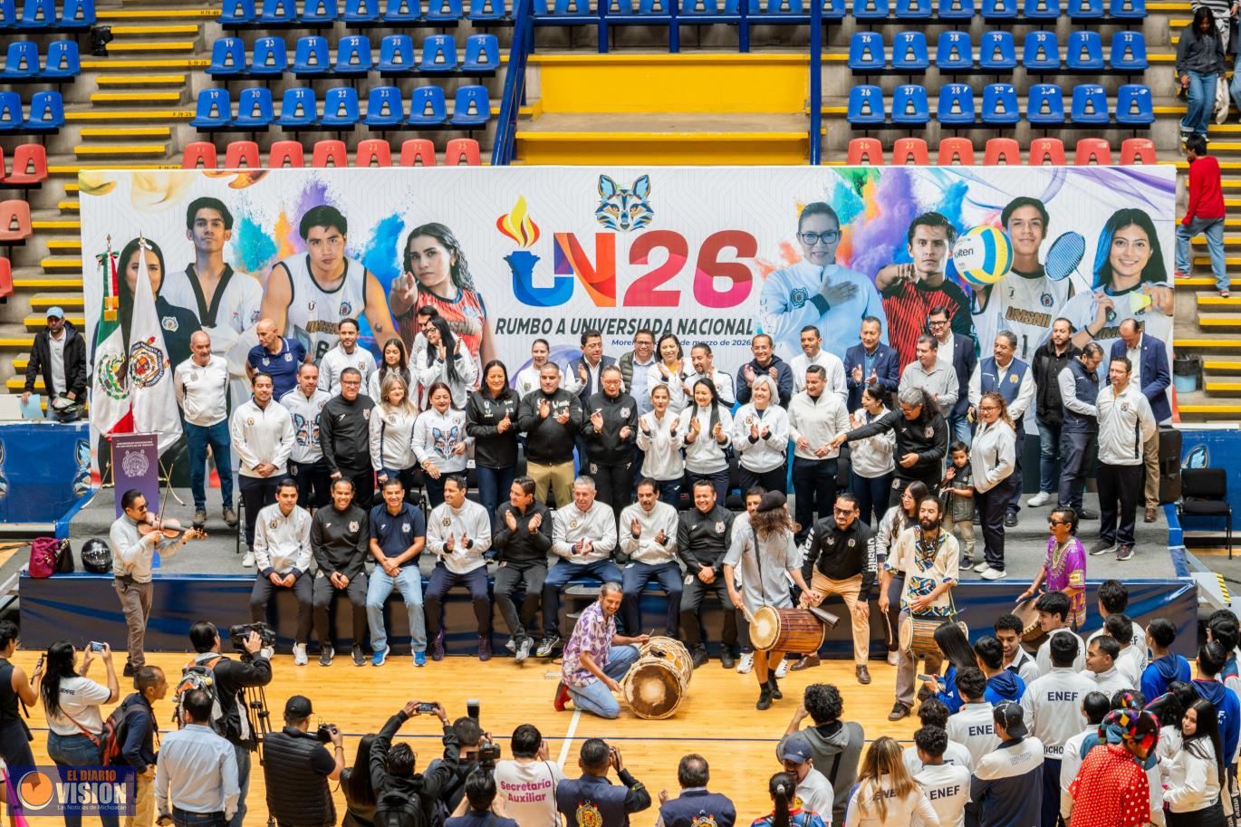 ¡Arranca la Universiada Estatal 2026! la UMSNH sede de la ceremonia de apertura 