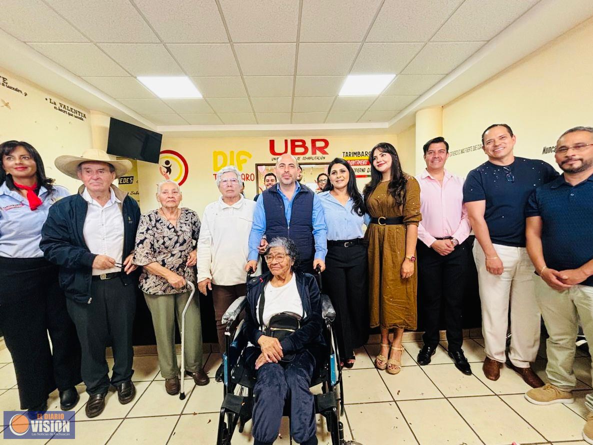 Inaugura DIF Tarímbaro Unidad Básica de Rehabilitación en beneficio de la población