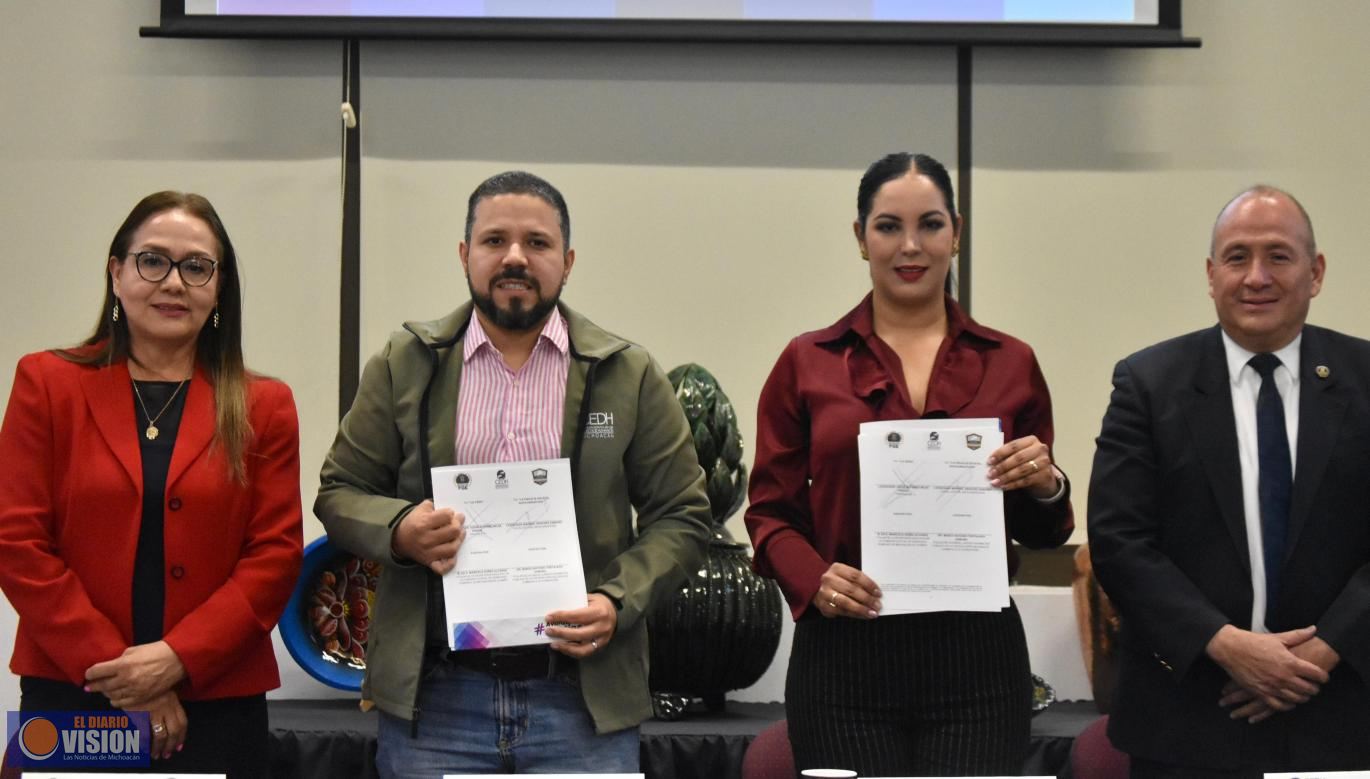 FECC y CEDH firman convenio para fortalecer combate a la corrupción y protección de derechos humanos