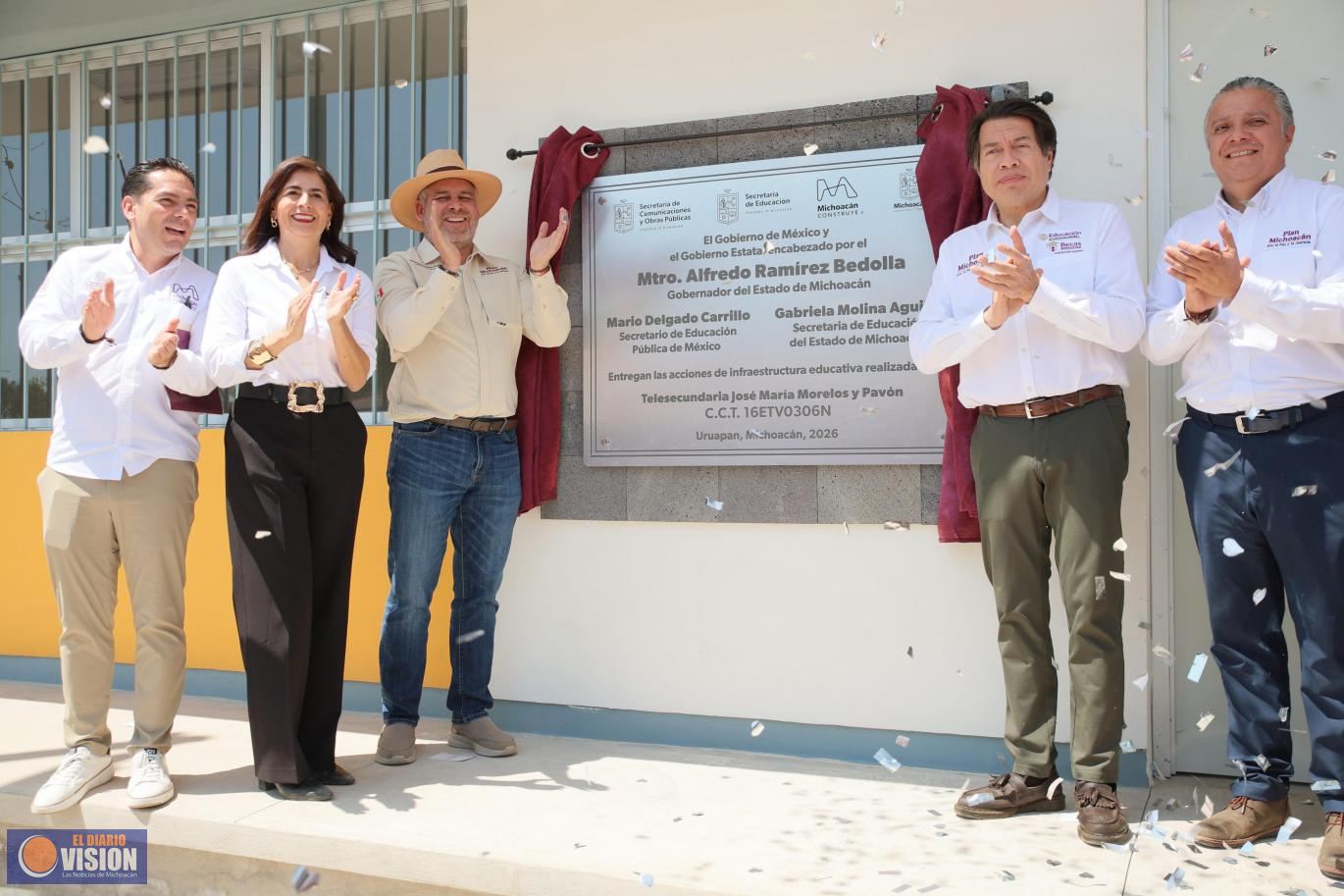 Junto a la presidenta logramos obra educativa histórica: Gabriela Molina