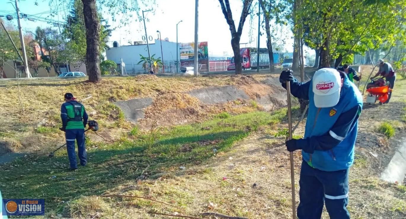 Gobierno de Morelia trabaja por una ciudad más verde y ordenada