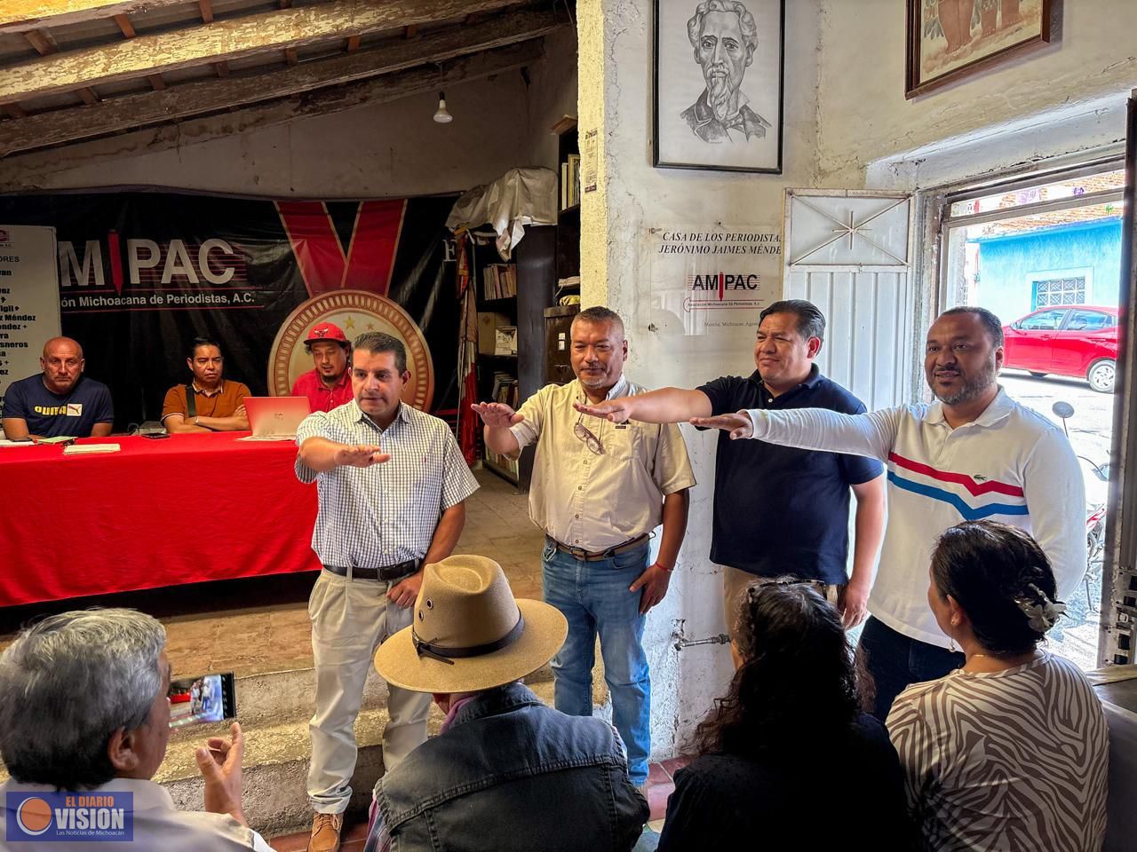 Instalan formalmente la Delegación Uruapan de la Asociación Michoacana de Periodistas A.C.