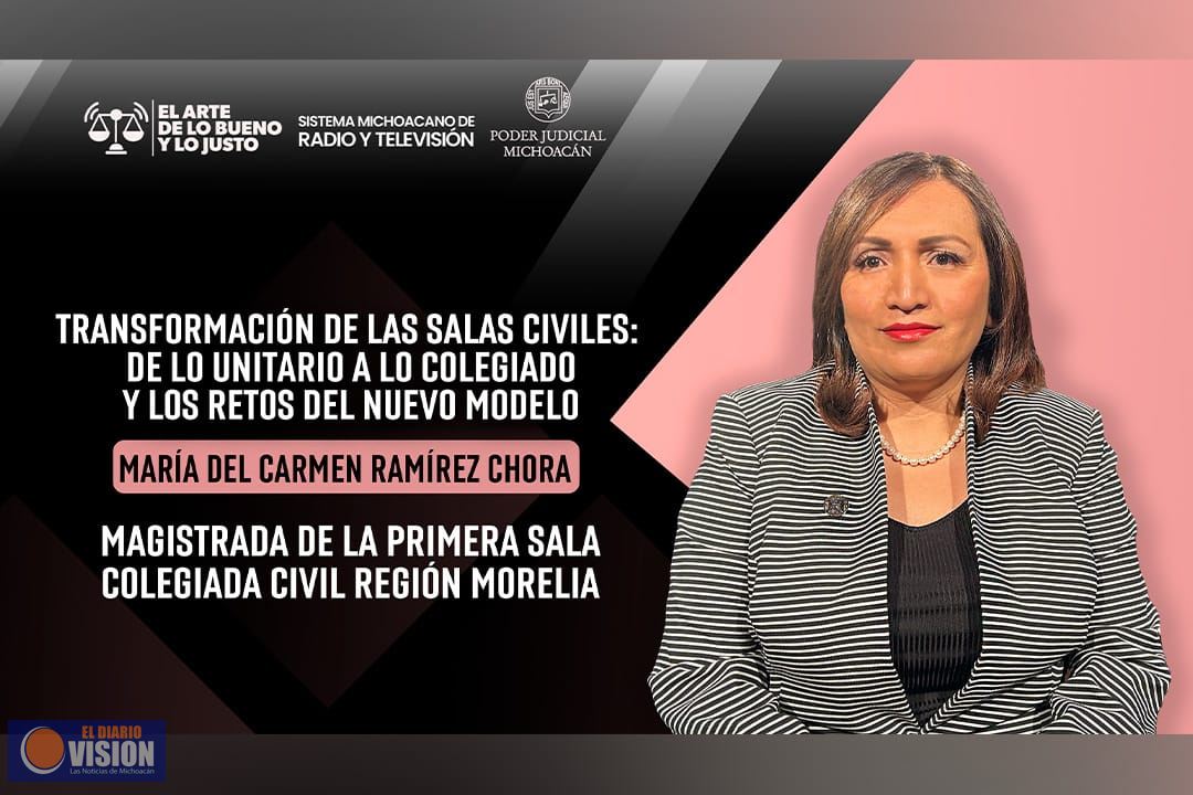 Magistrada Ramírez Chora analiza salas,justicia y oralidad,en emisión El Arte de lo Bueno y lo Justo