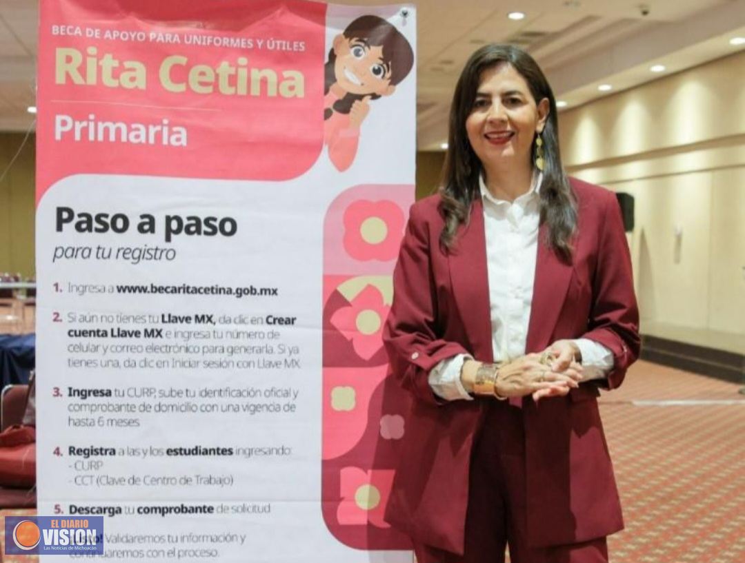 Becas, la mayor política social en Michoacán: Gabriela Molina