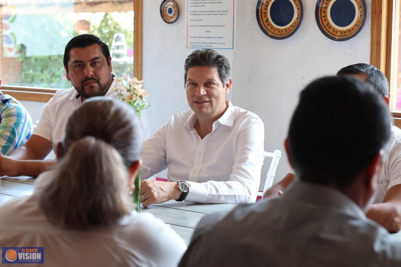 Alfonso Martínez fortalece alianzas regionales para que Morelia y Michoacán brillen juntos