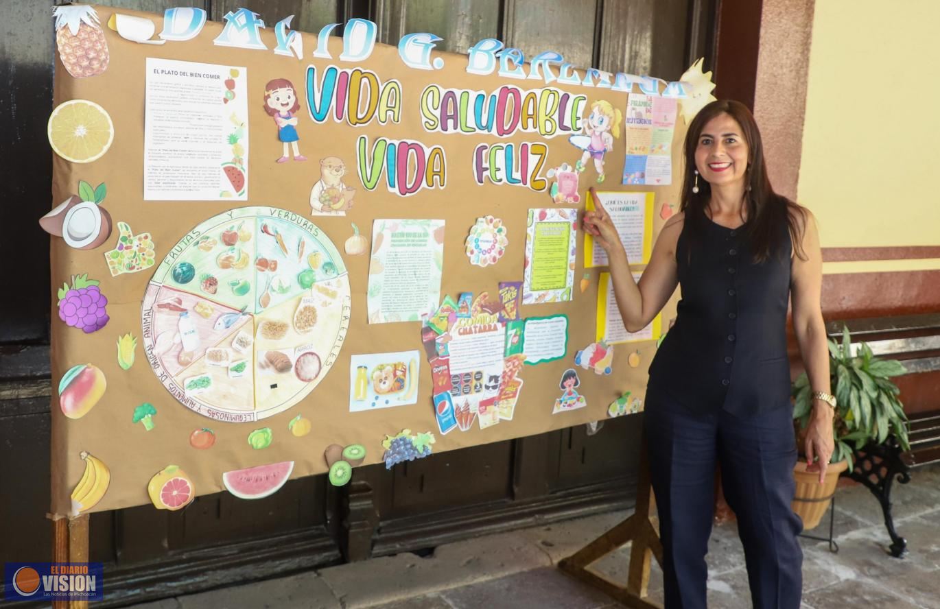 Vive Saludable avanza para llegar a todas y todos los estudiantes: Gabriela Molina