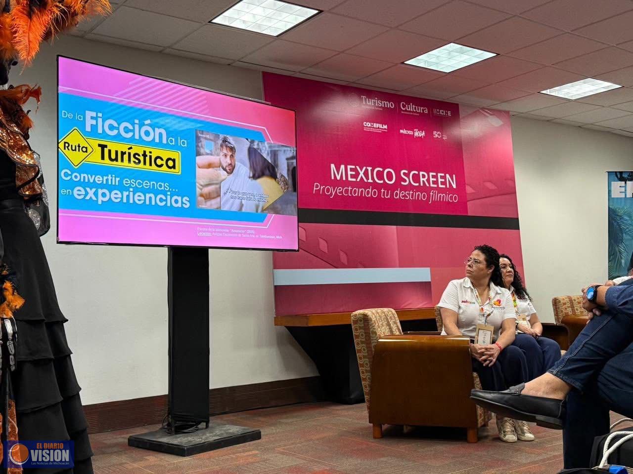 Sectur proyectó el potencial cinematográfico del estado en el Tianguis Turístico 2026
