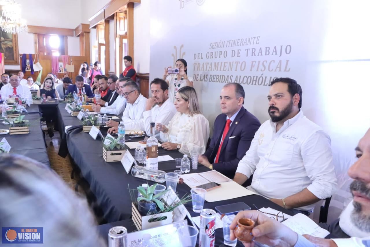 Michoacán fue sede de la Sesión Itinerante “Tratamiento Fiscal de las Bebidas Alcohólicas”