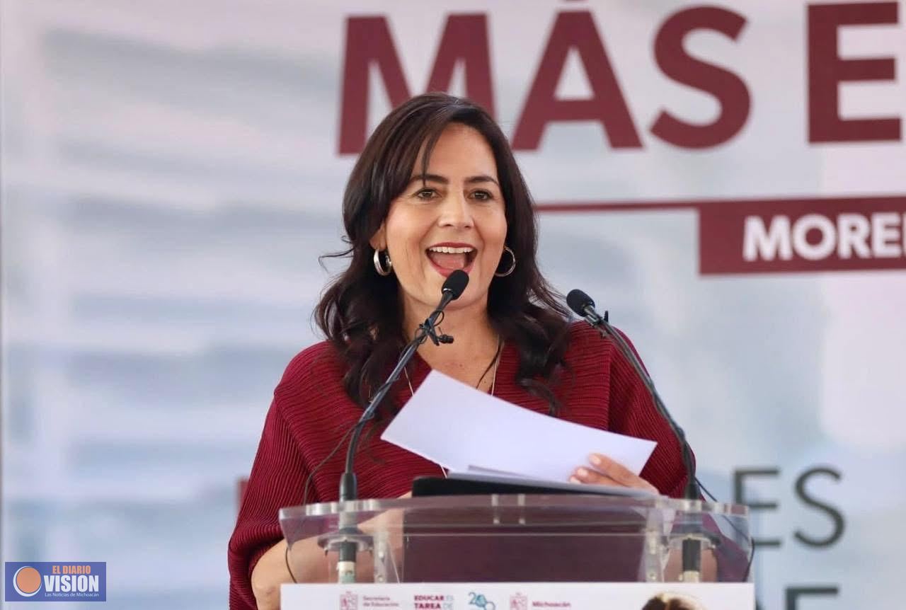 Llevamos la obra educativa a donde más se necesita: Gabriela Molina