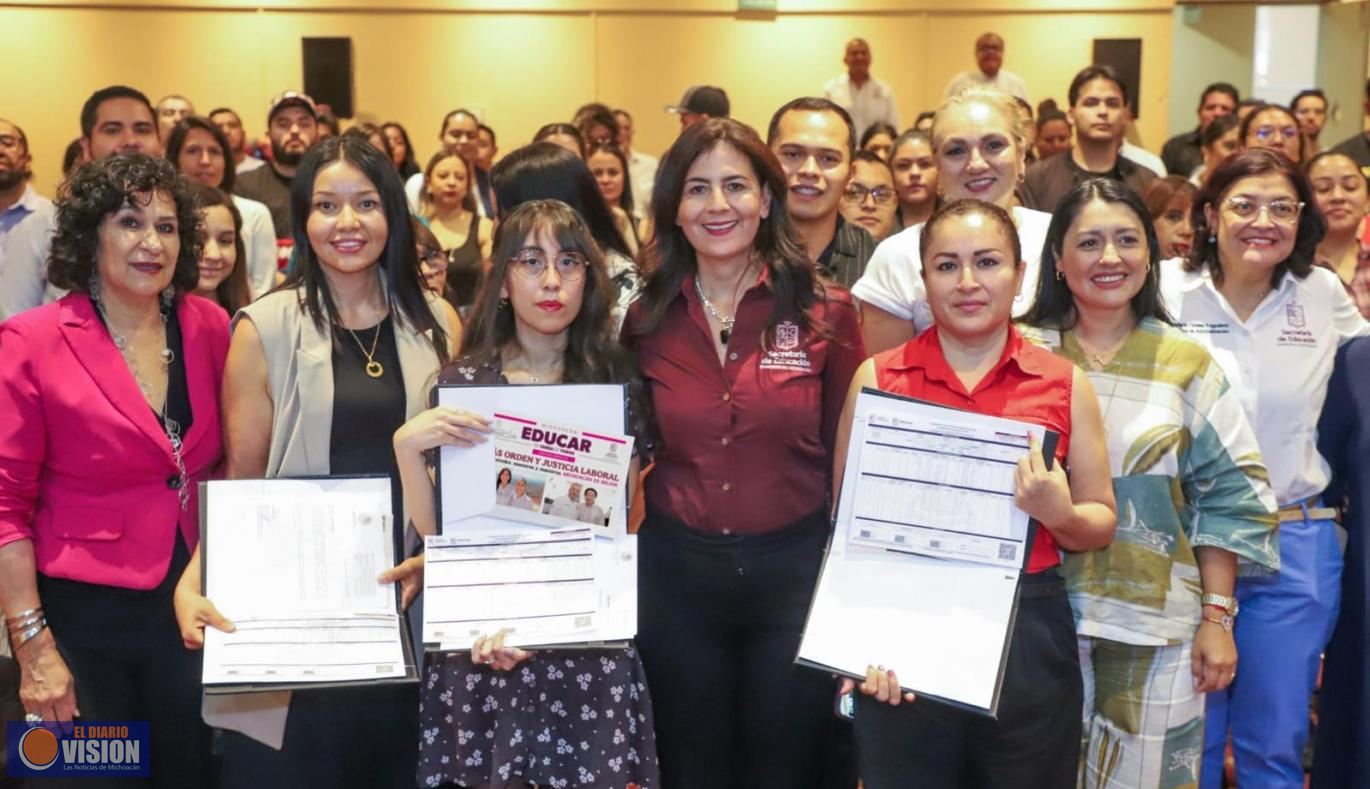 Garantizamos transparencia y justicia para personal administrativo: Gabriela Molina