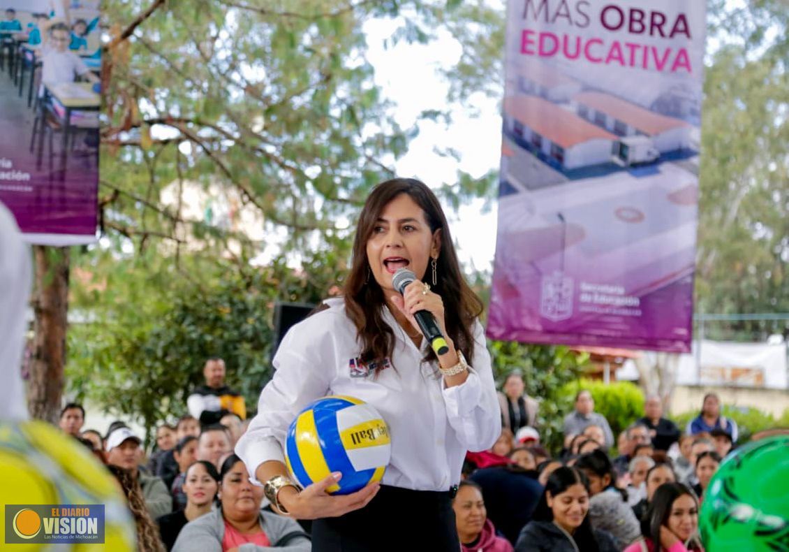 Estabilidad y orden fortalecen la educación de las y los alumnos: Gabriela Molina