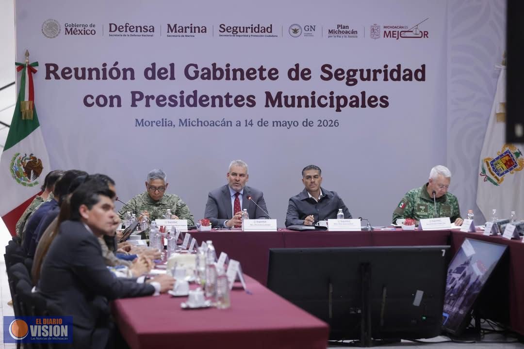 Coordinación con Bedolla, ha sido clave para resultados en seguridad, destaca Harfuch