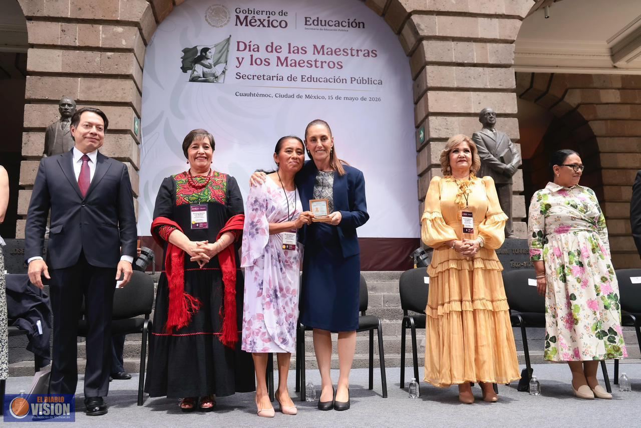 Con la presidenta, Michoacán vive un momento esperanzador en educación: Gabriela Molina
