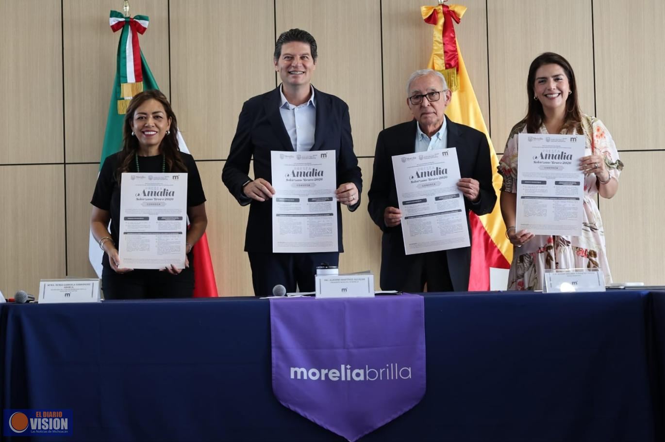 Instala Gobierno de Morelia el Consejo General de la Presea Amalia Solórzano