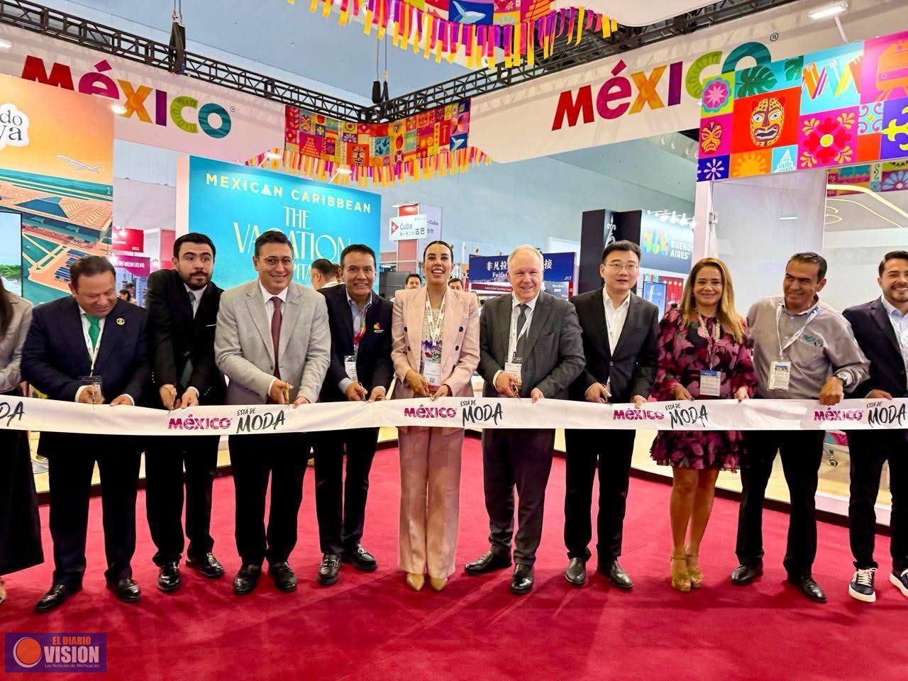 Michoacán muestra su riqueza cultural y gastronómica en feria turística en Asia