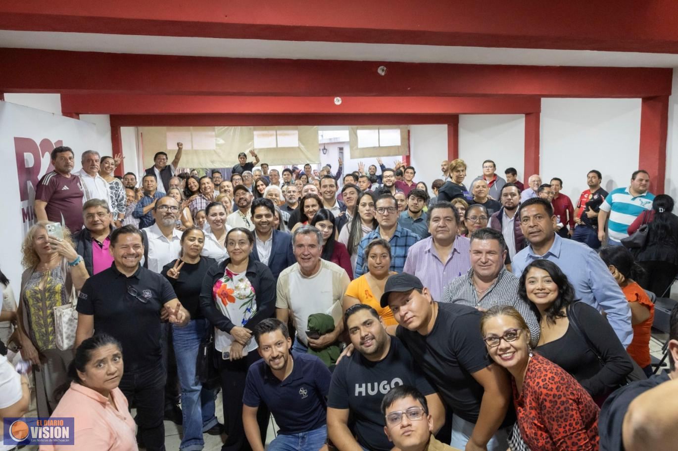 Desde Morelia, Olivio López y corrientes políticas impulsan a Morón para la coordinación de la 4T