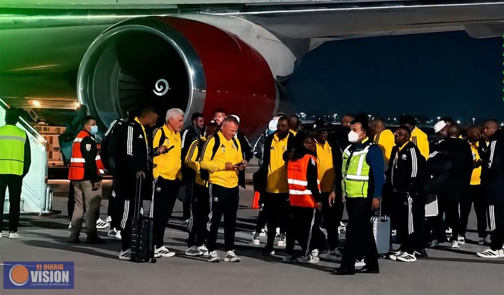 La selección de Sudáfrica ya se encuentra en nuestro país para abrir la justa mundialista 
