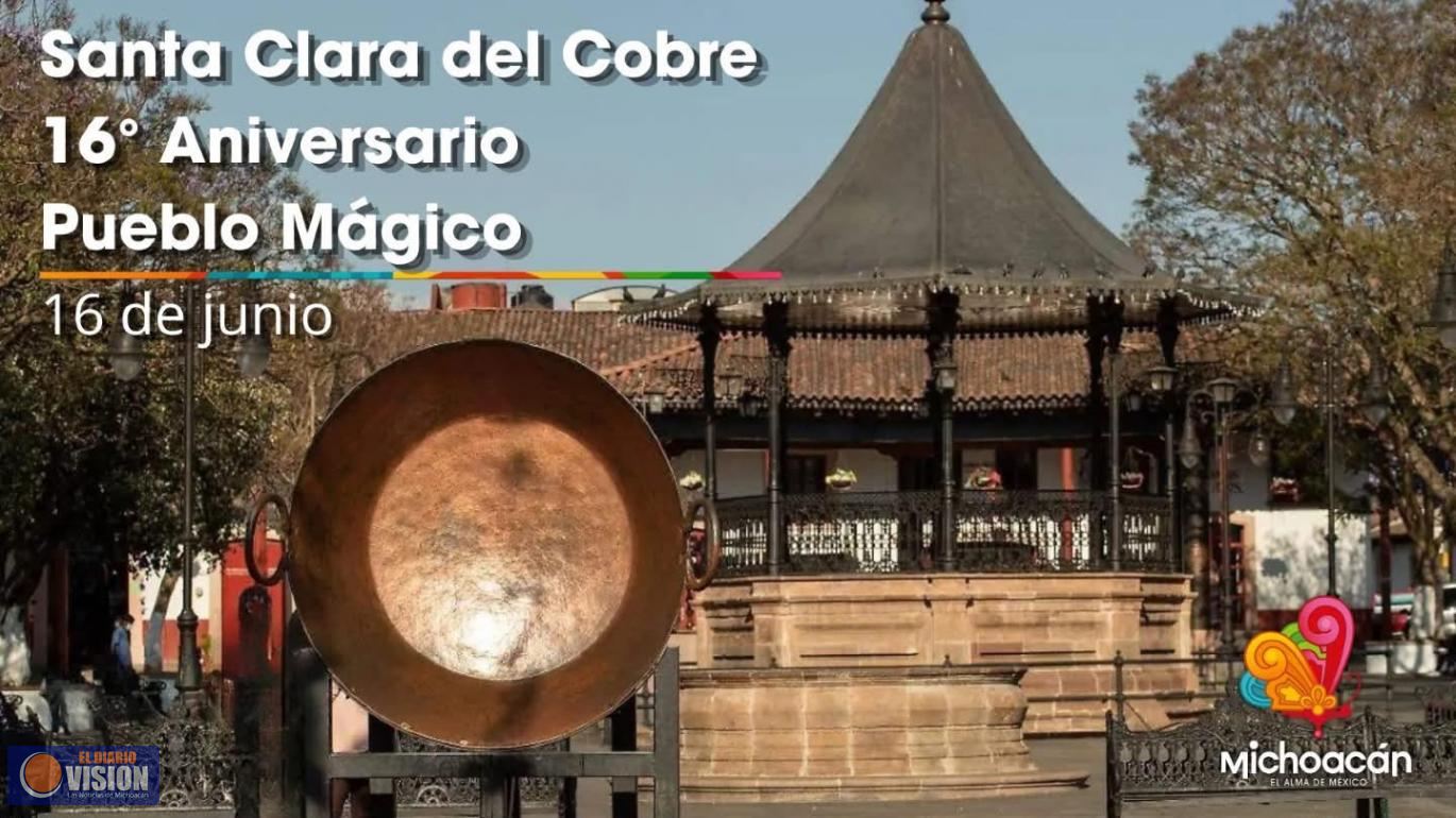 Santa Clara del Cobre celebra 16 años de su nombramiento como Pueblo Mágico