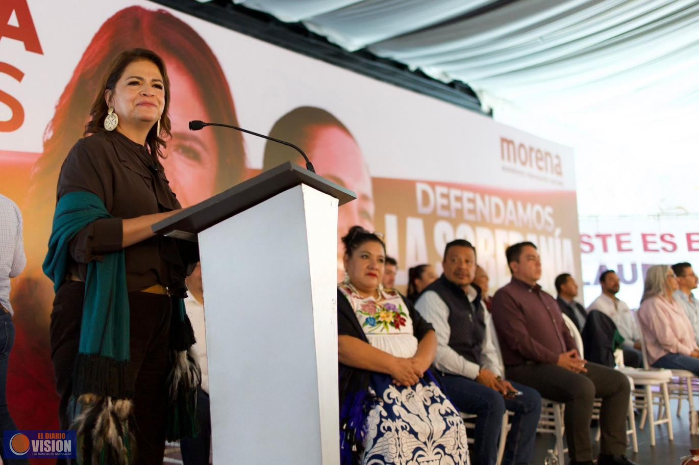 Desde Uruapan, Fabiola Alanís respalda a la presidenta Sheinbaum y a la estrategia de paz