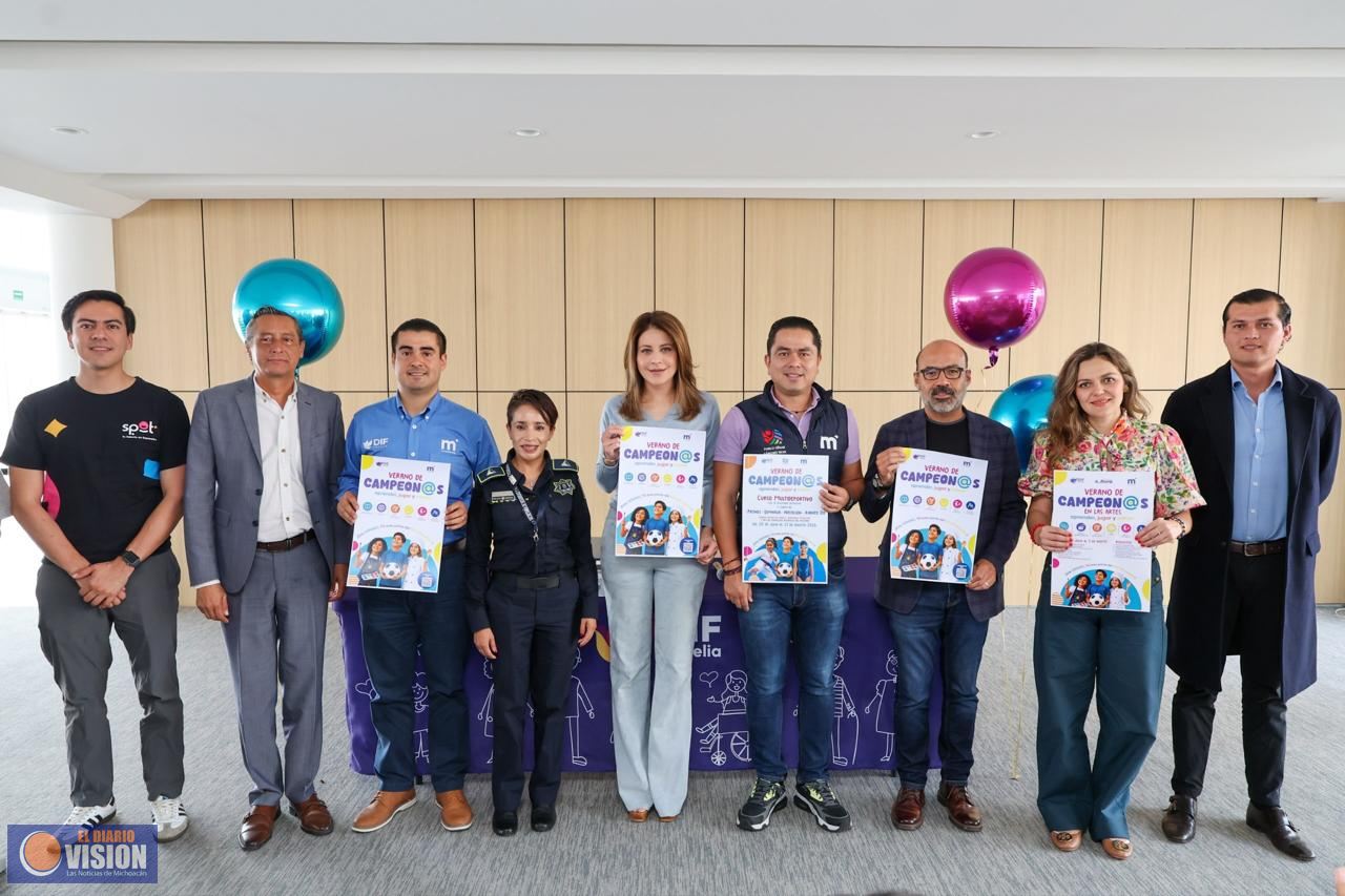 Paola Delgadillo presenta 25 cursos y actividades de “Verano de Campeon@s”