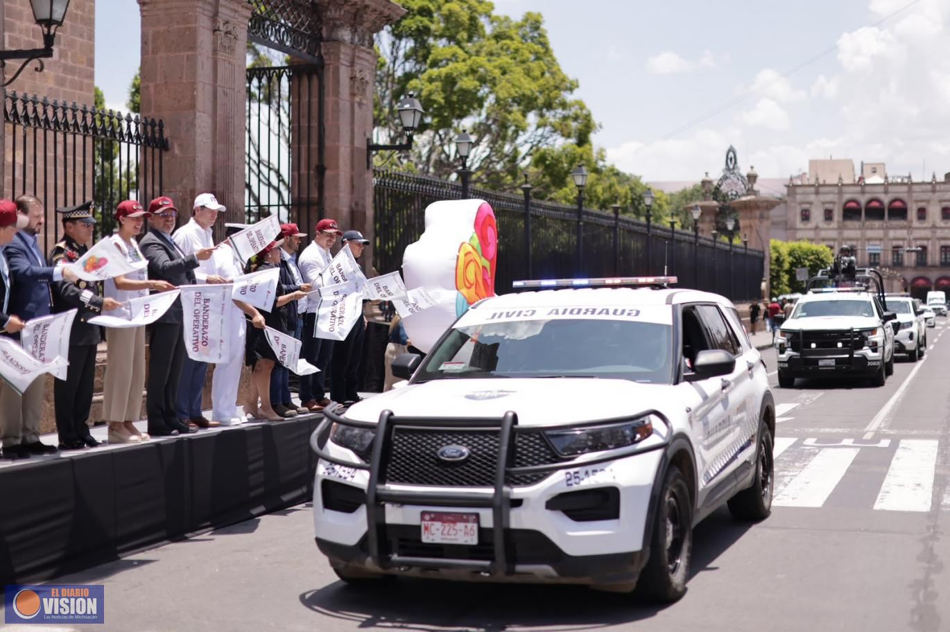 Bedolla y Josefina Rodríguez dan arranque al Operativo de Verano 2026