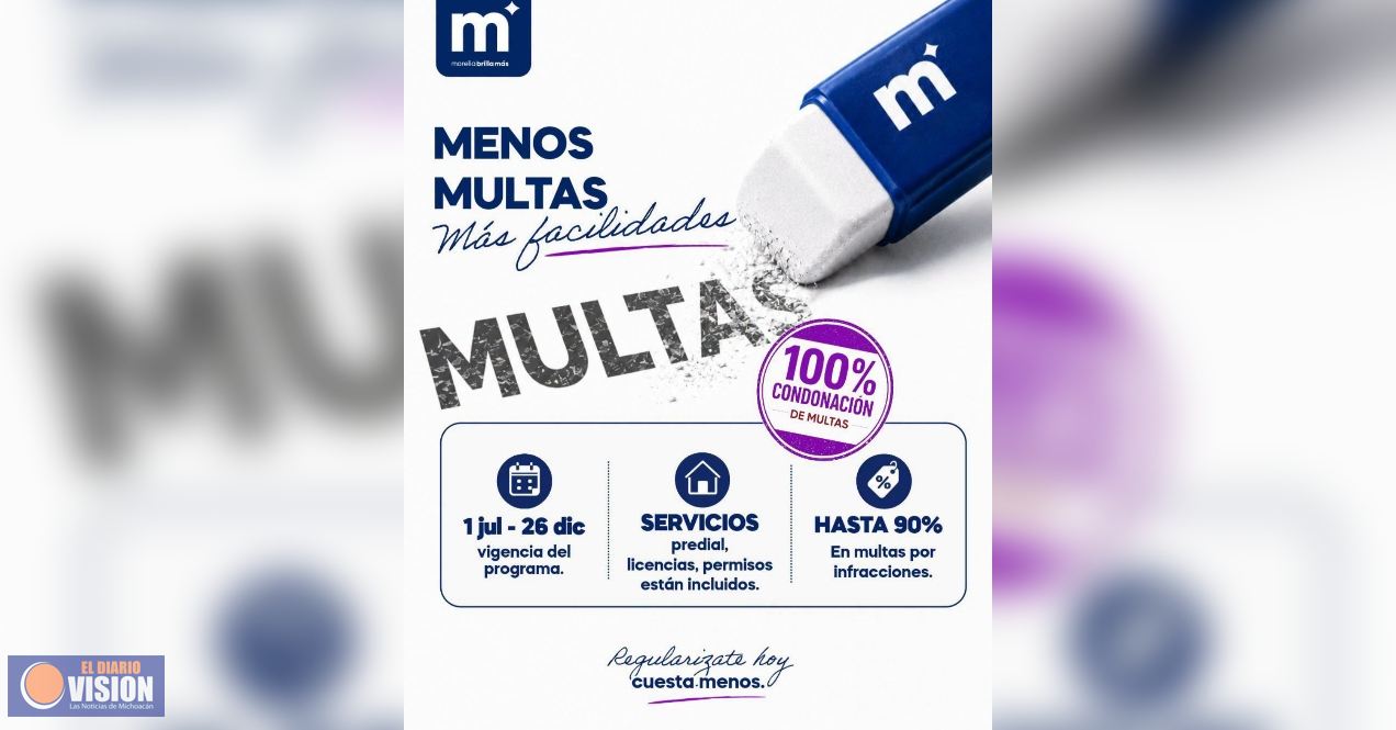 Gobierno de Alfonso Martínez impulsa condonaciones en apoyo a economía de familias morelianas