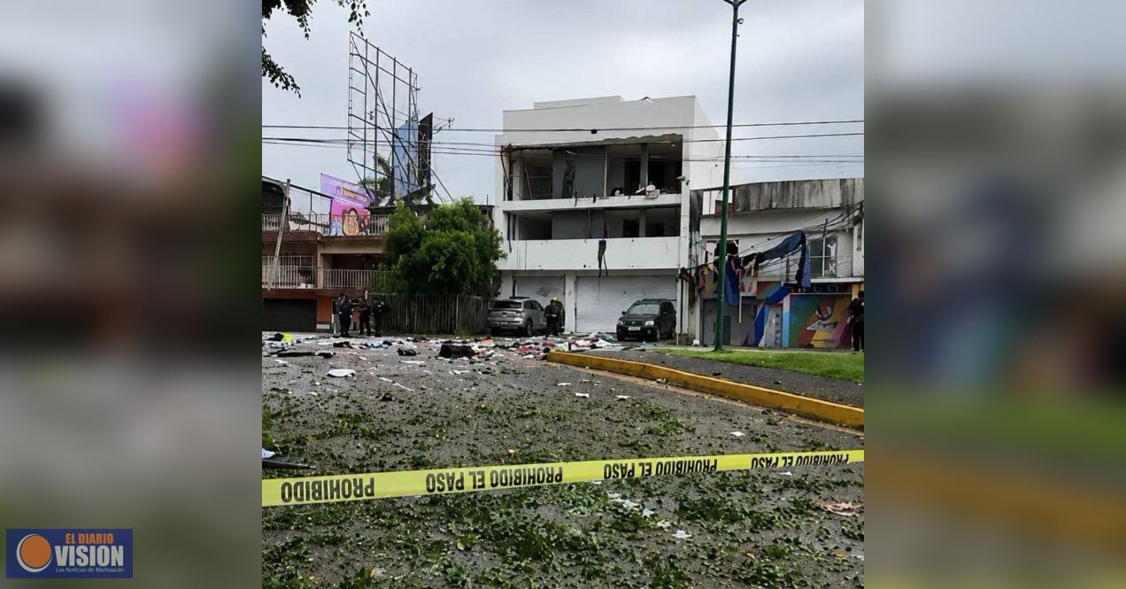 Estalla tanque de gas, tres heridos y daños en varios inmuebles
