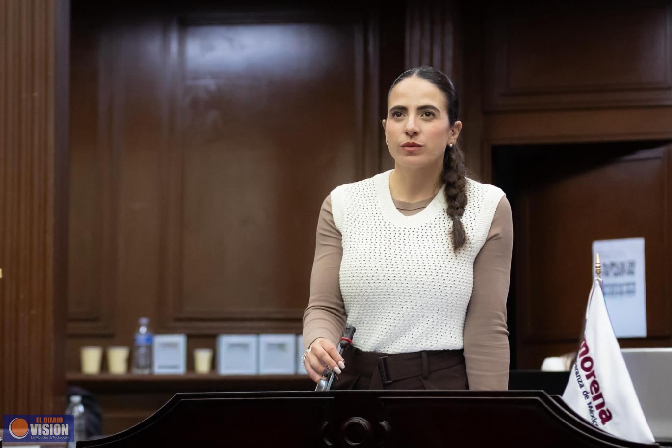 Busca Giulianna Bugarini que los secuestros virtuales sean un delito en Michoacán