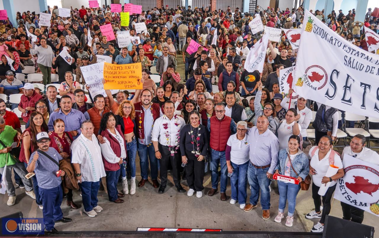 La transformación también se construye desde las tenencias: Torres Piña