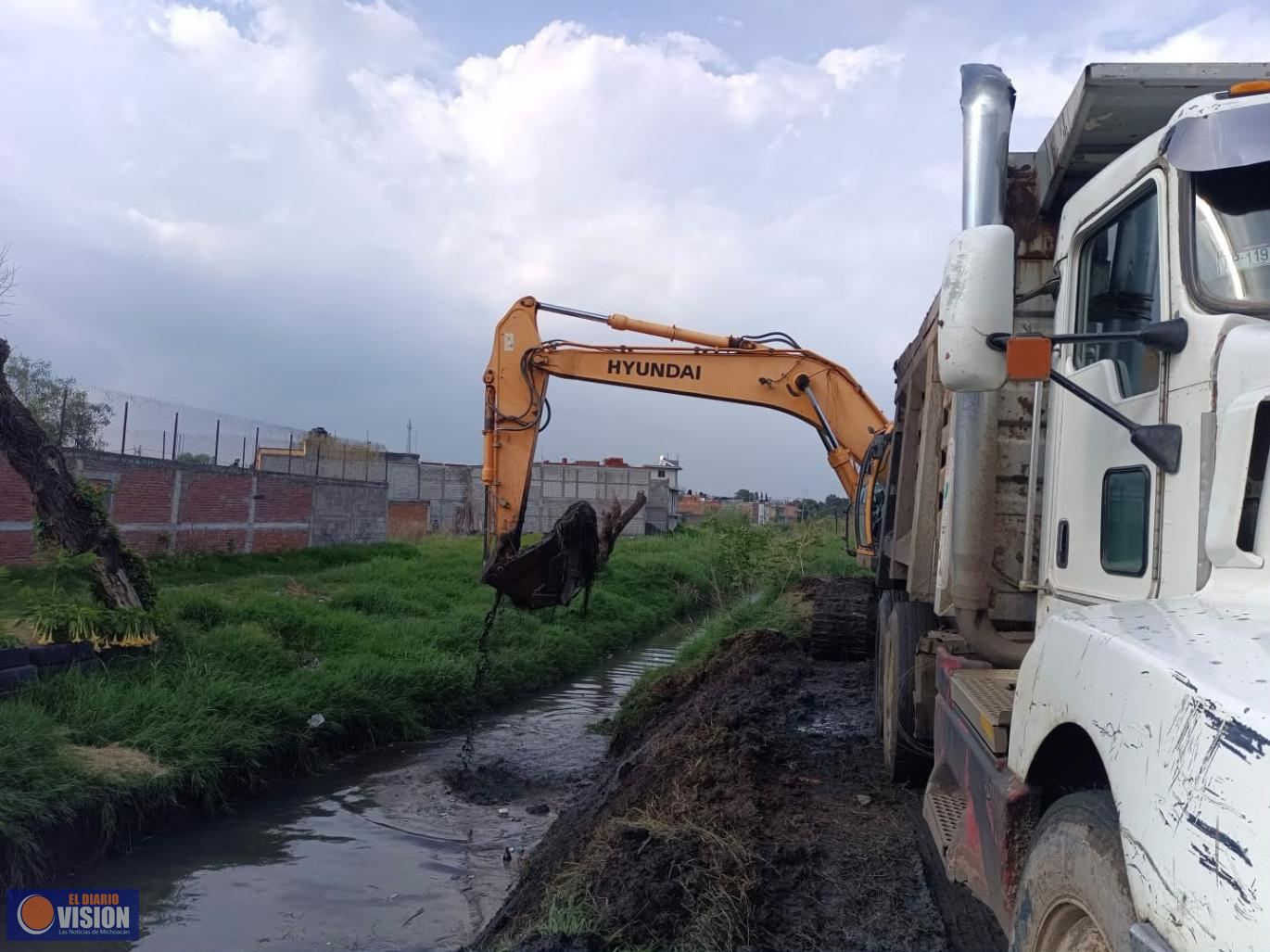 Ooapas mantiene acciones permanentes para prevenir afectaciones durante la temporada de lluvias