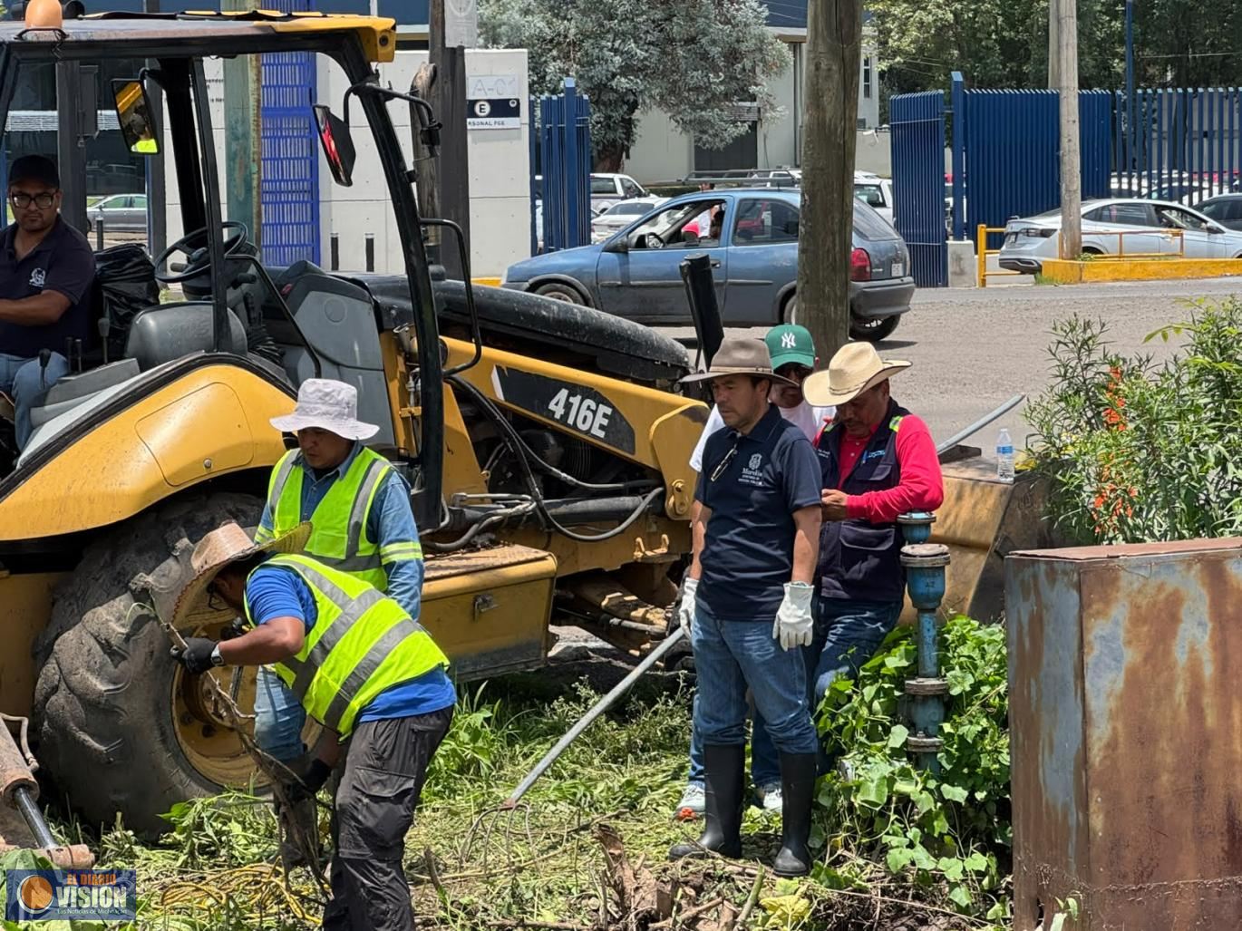 Gobierno Municipal atiende encharcamientos en colonia Benito Juárez