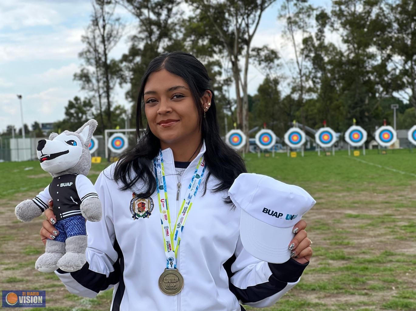 La Nicolaita, Sarah Silva, obtuvo dos medallas de oro en Olimpiada Nacional 