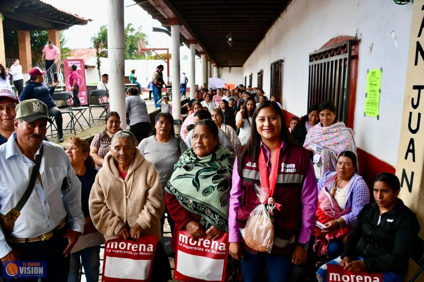 Celeste Ascencio, destaca el papel de las mujeres en la Transformación