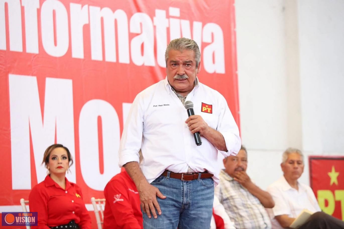 Turicato muestra respaldo a Raúl Morón