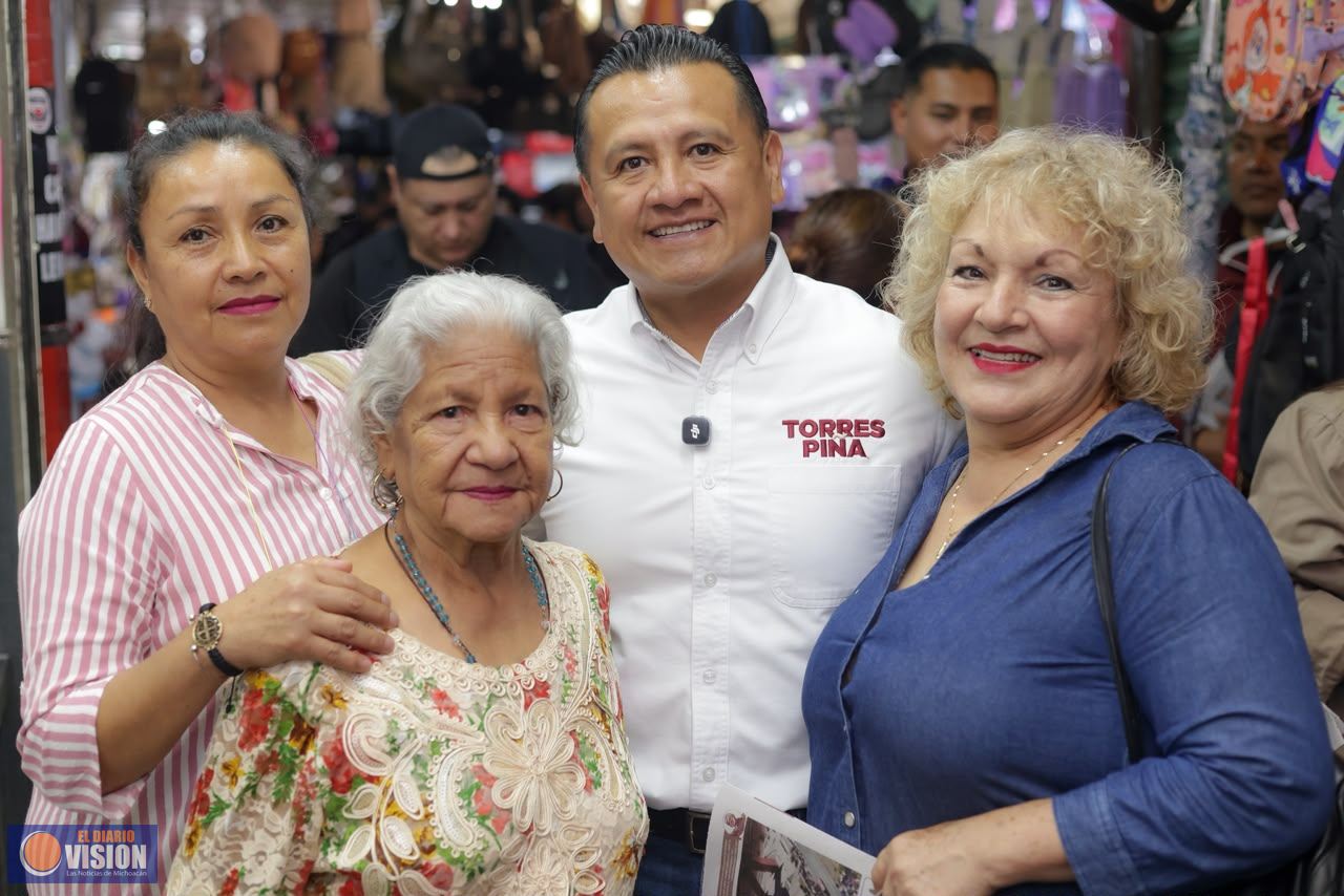 Con resultados firmes, Torres Piña y pobladores de Los Reyes defienden logros de la 4T 